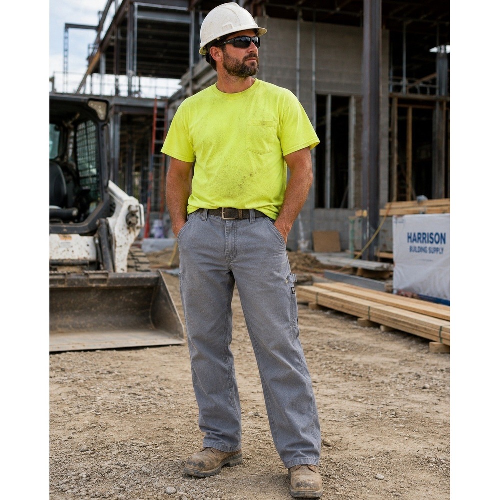 Men's Gravel Gear Tactical Pants Khaki 40X30 7 Pockets WORKWEAR STAINS